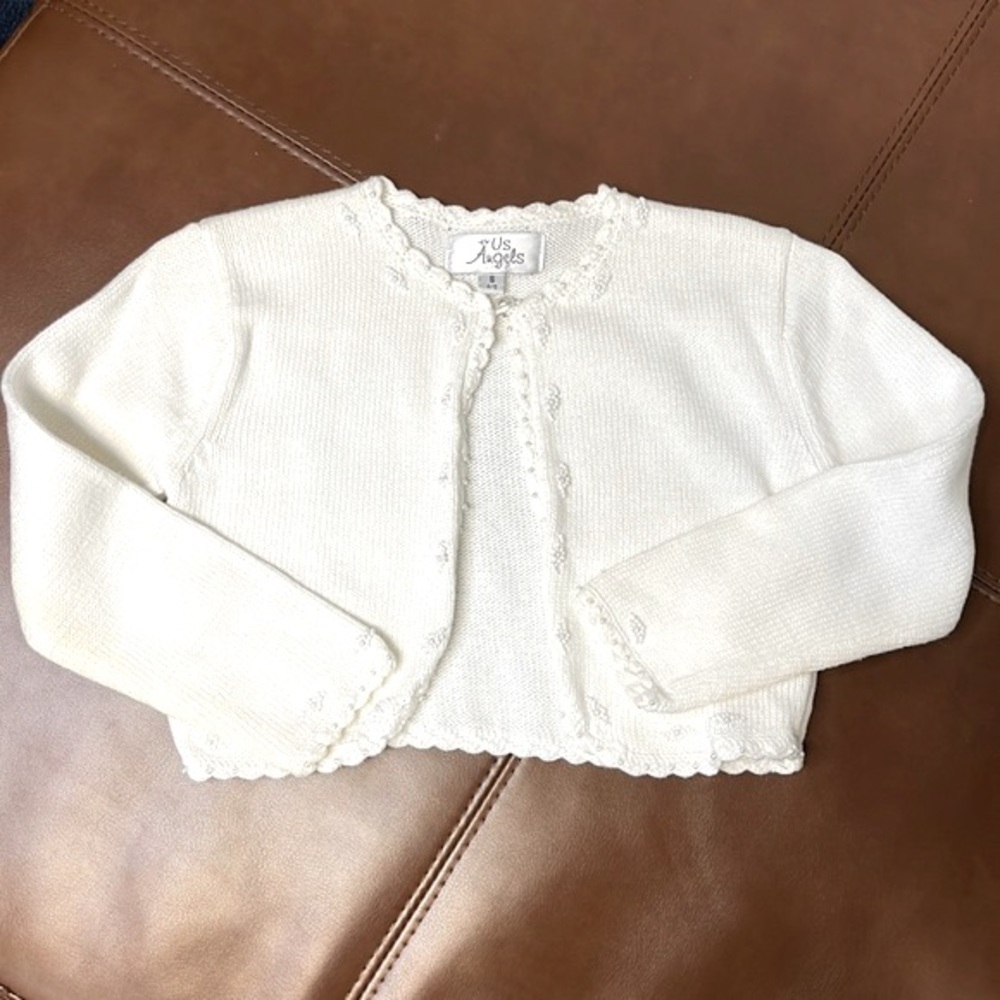 Us Angels sweater great for Communion